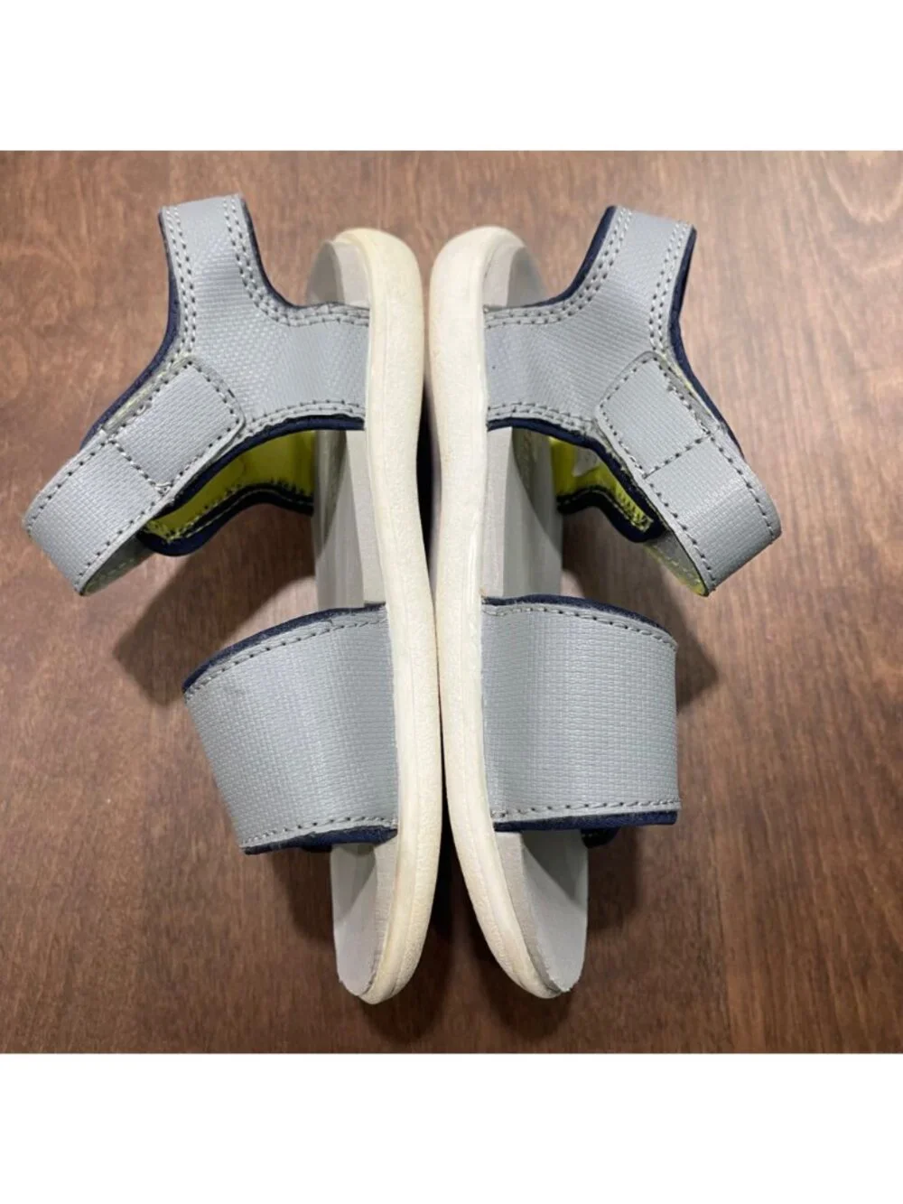See Kai Run Basics Logan Sandals Toddler Size 10 Gray Adjustable Hook‎ and Loop
